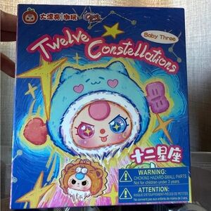 Baby Three BB3 Twelve Constellations Bag Charm Toy - Blue